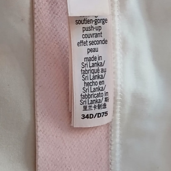 Victoria's Secret Pink and White Striped Bra - Picture 8 of 8